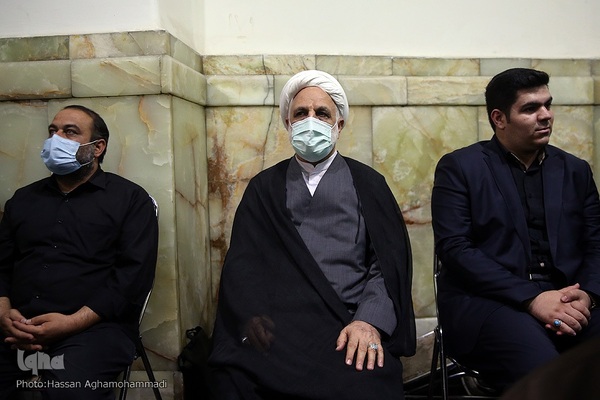 مجلس ترحیم آیت‌الله محمدعلی ناصری(ره) در مسجد ارگ