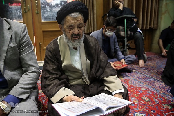 مجلس ترحیم آیت‌الله محمدعلی ناصری(ره) در مسجد ارگ