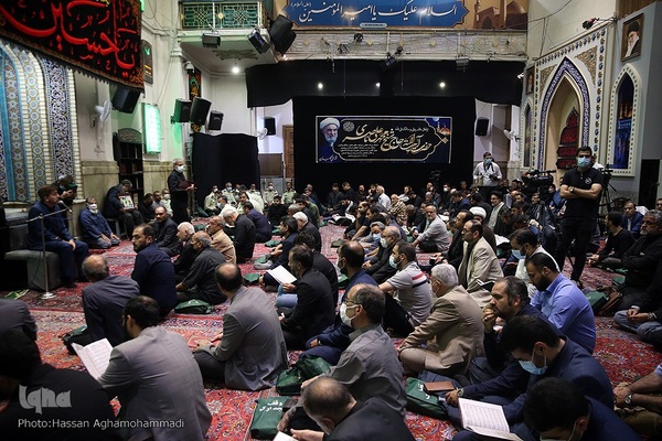 مجلس ترحیم آیت‌الله محمدعلی ناصری(ره) در مسجد ارگ