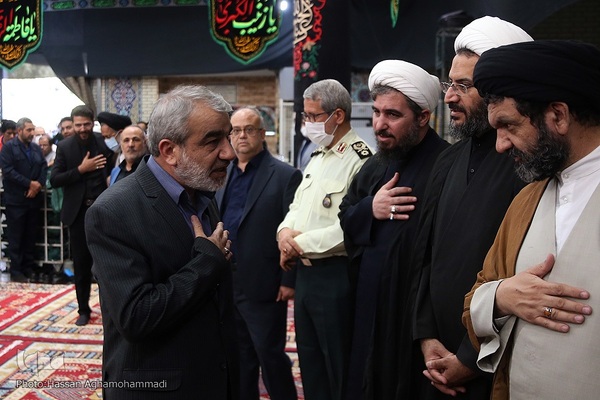 مجلس ترحیم آیت‌الله محمدعلی ناصری(ره) در مسجد ارگ