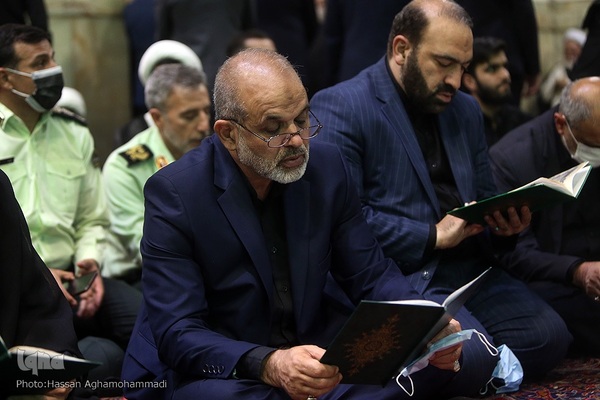 مجلس ترحیم آیت‌الله محمدعلی ناصری(ره) در مسجد ارگ