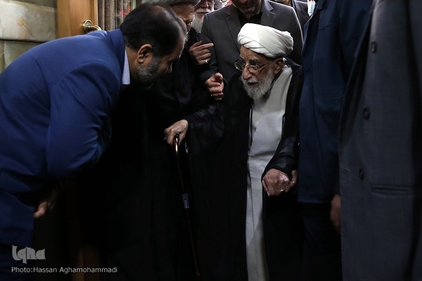 مجلس ترحیم آیت‌الله محمدعلی ناصری(ره) در مسجد ارگ