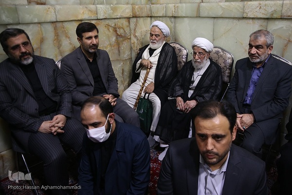 مجلس ترحیم آیت‌الله محمدعلی ناصری(ره) در مسجد ارگ