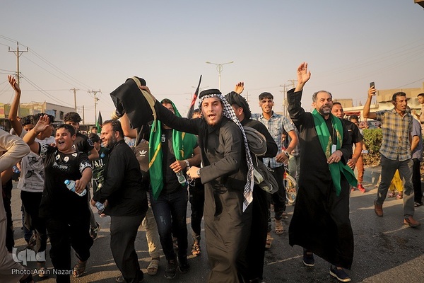 «مشایه الحسین(ع)» اهواز راهی کربلا شد