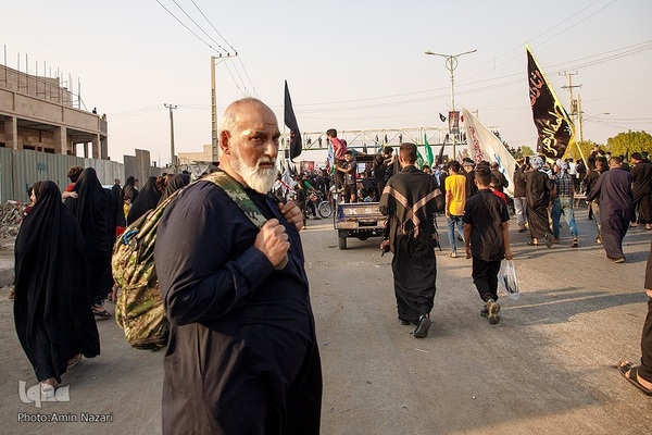 «مشایه الحسین(ع)» اهواز راهی کربلا شد