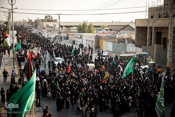 «مشایه الحسین(ع)» اهواز راهی کربلا شد