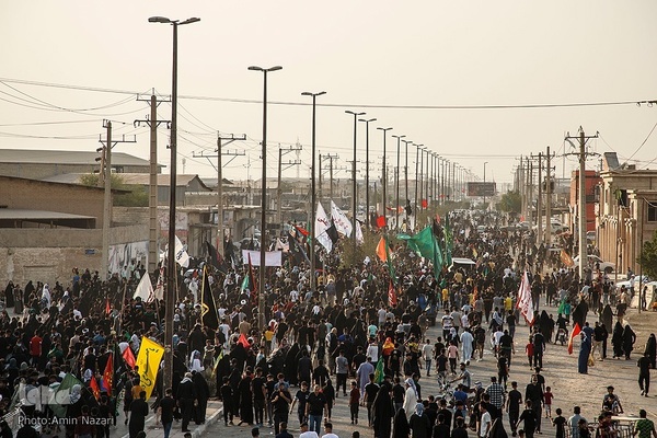 «مشایه الحسین(ع)» اهواز راهی کربلا شد