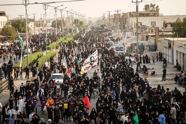 «مشایه الحسین(ع)» اهواز راهی کربلا شد