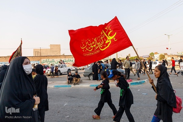 «مشایه الحسین(ع)» اهواز راهی کربلا شد