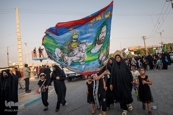 «مشایه الحسین(ع)» اهواز راهی کربلا شد