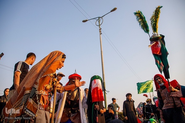 «مشایه الحسین(ع)» اهواز راهی کربلا شد