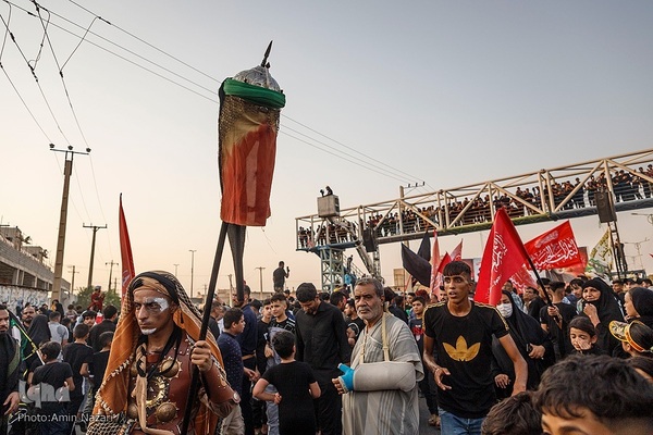 «مشایه الحسین(ع)» اهواز راهی کربلا شد