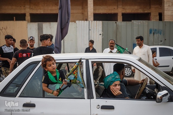 «مشایه الحسین(ع)» اهواز راهی کربلا شد