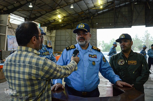 ازدید فرمانده نیروی هوای ارتش جمهوری اسلامی ایران از توان رزمی