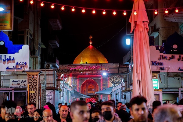 آستان مقدس علوی در ایام اربعین