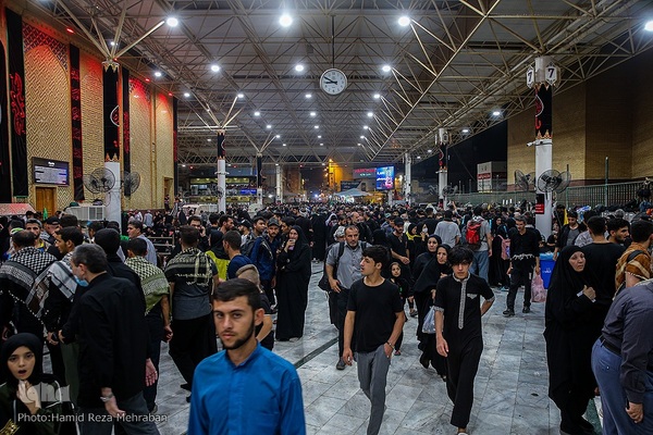 آستان مقدس علوی در ایام اربعین