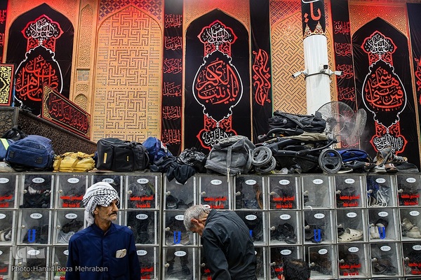 آستان مقدس علوی در ایام اربعین