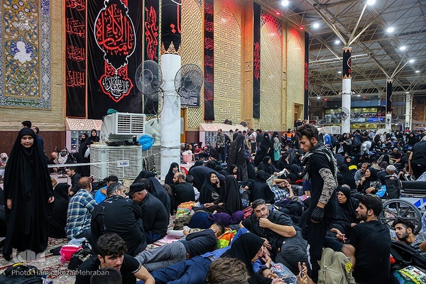 آستان مقدس علوی در ایام اربعین