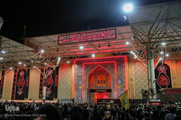 آستان مقدس علوی در ایام اربعین