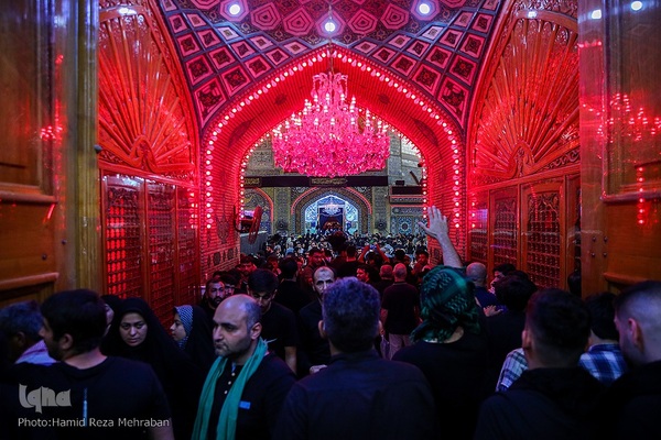 آستان مقدس علوی در ایام اربعین