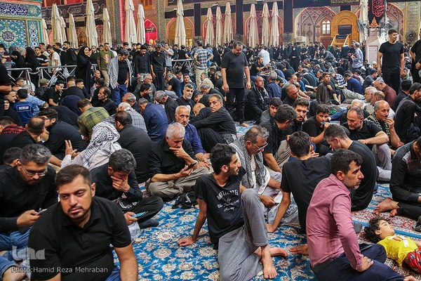 آستان مقدس علوی در ایام اربعین