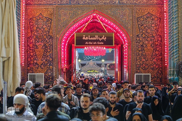 آستان مقدس علوی در ایام اربعین