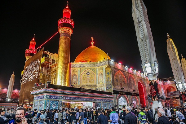 آستان مقدس علوی در ایام اربعین