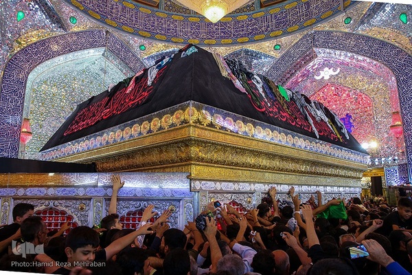 آستان مقدس علوی در ایام اربعین