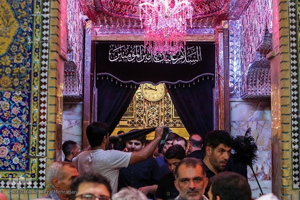 آستان مقدس علوی در ایام اربعین