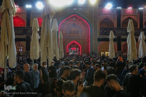 آستان مقدس علوی در ایام اربعین