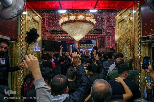 آستان مقدس علوی در ایام اربعین