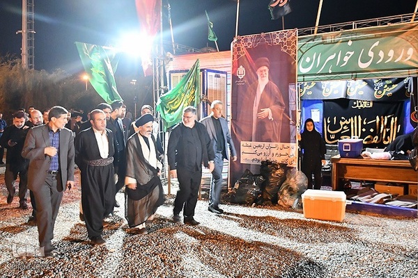 بازدید شبانه نماینده ولی‌فقیه در آذربایجان غربی از پایانه مرزی تمرچین‎‎