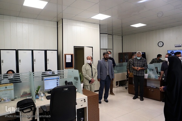 بازدید محمدحسن نامی، رییس سازمان مدیریت بحران کشور از ایکنا