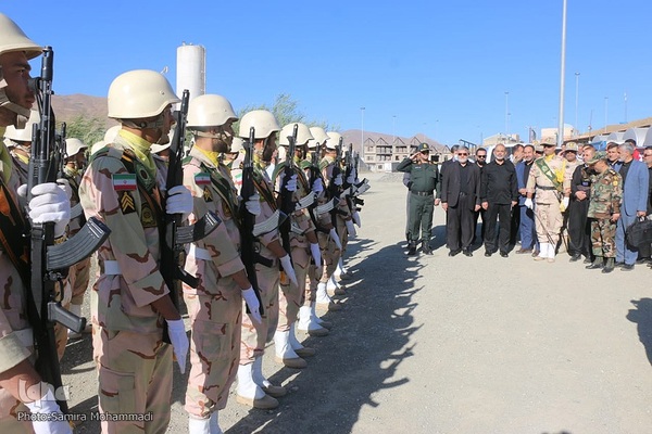 بازدید احمد وحیدی، وزیر کشور از مرز تمرچین