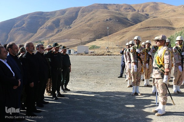 بازدید احمد وحیدی، وزیر کشور از مرز تمرچین