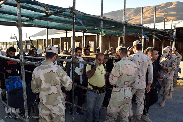 بازدید احمد وحیدی، وزیر کشور از مرز تمرچین