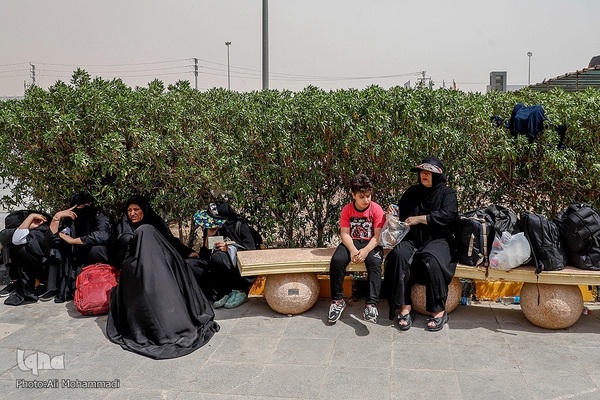 زائران اربعین حسینی در مرز شلمچه