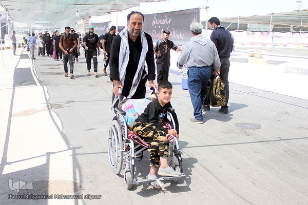 بازگشت زائران از مرز چذابه