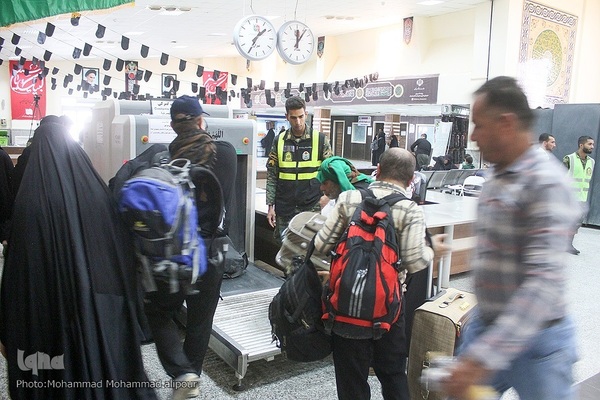 بازگشت زائران از مرز چذابه