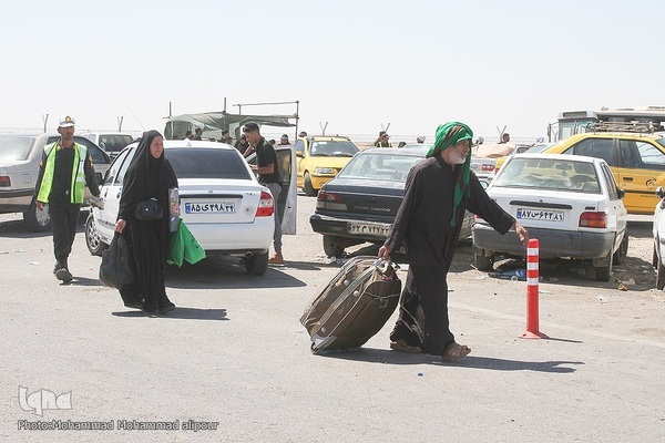 بازگشت زائران از مرز چذابه