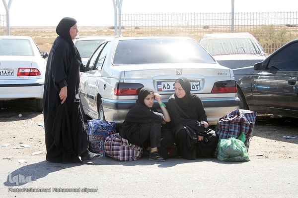 بازگشت زائران از مرز چذابه