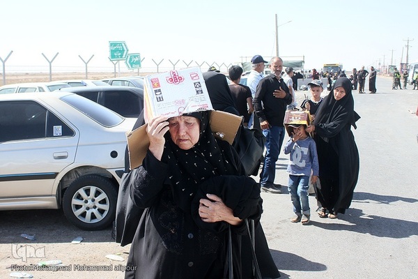 بازگشت زائران از مرز چذابه