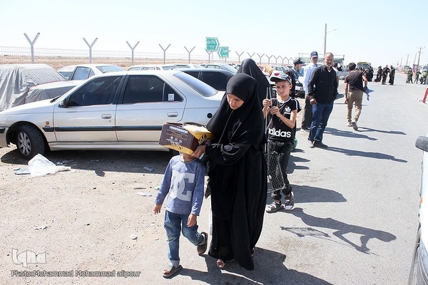 بازگشت زائران از مرز چذابه