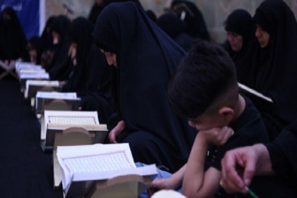 ادامه فعالیت‌های قرآنی بانوان در حرم حسینی