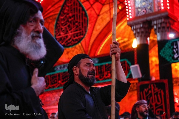 لحظه‌های دلتنگی در آستان حسینی