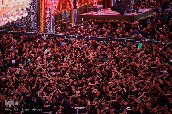 لحظه‌های دلتنگی در آستان حسینی