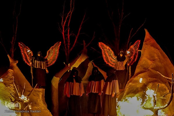 نمایش بزرگ میدانی «محشر» در شیراز