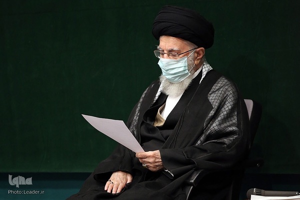 مراسم عزاداری اربعین حسینی با حضور رهبر انقلاب اسلامی در حسینیه‌ی امام خمینی (ره)