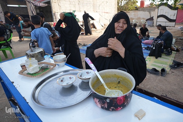پیاده روی اربعین حسینی در منطقه طریق العلما و زرگه به سمت کربلای معلی