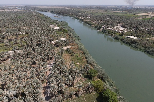 پیاده روی اربعین حسینی در منطقه طریق العلما و زرگه به سمت کربلای معلی